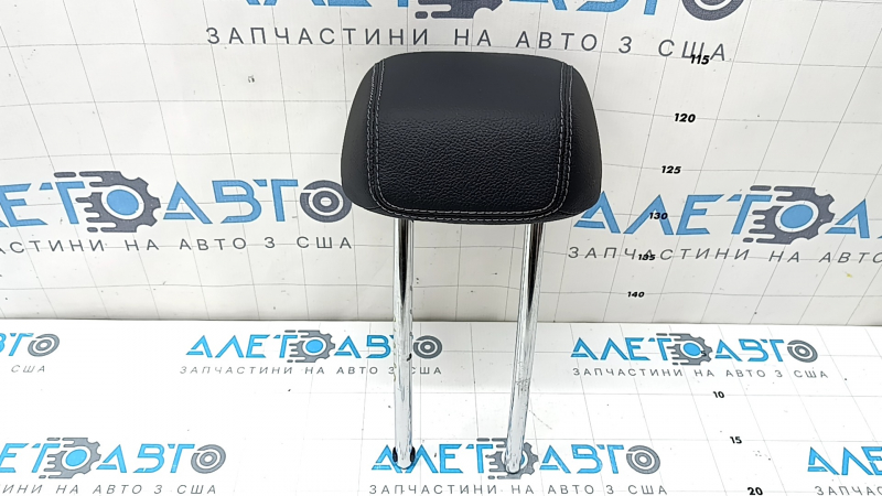 Mercedes GLC 16-22 2nd row central headrest, black leather with gray stitching
