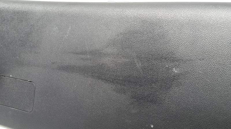 Lower trim of the trunk door of Toyota Prius 50 16-22 black, scratches, broken fasteners