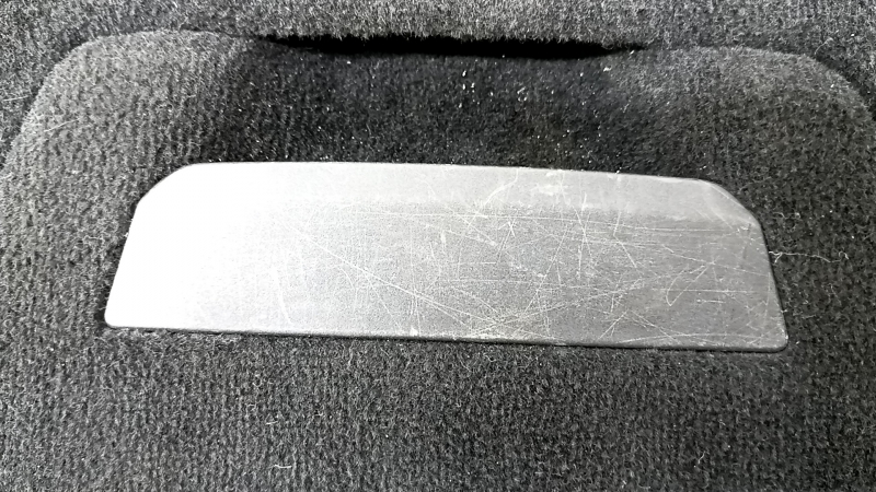 Volvo XC90 16-26 black rear trunk floor, for 3 rows, type 2, scratches on the handle