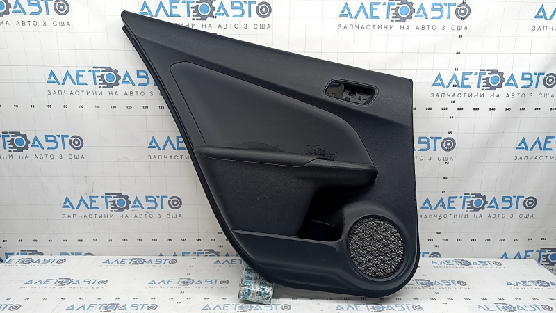 Door trim panel rear left Toyota Prius 50 16-22 black, black insert, armrest leather black, scratches