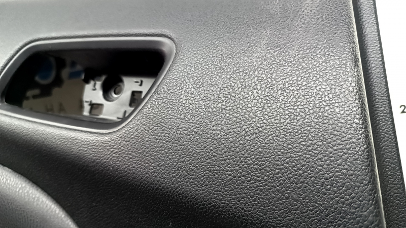 Door trim panel rear left Toyota Prius 50 16-22 black, black insert, armrest leather black, scratches