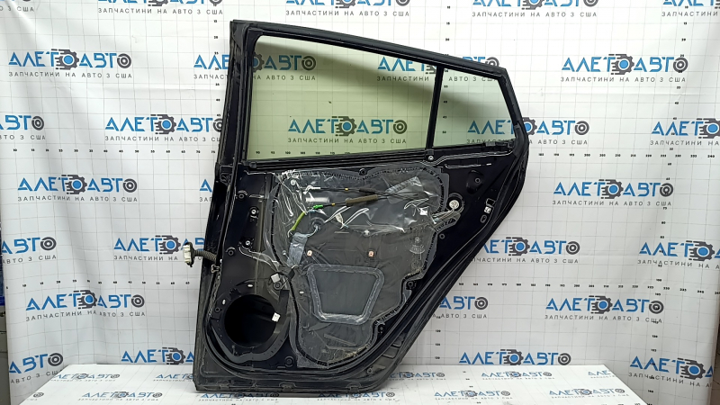 Rear right door assembly for Toyota Prius 50 16-18 black 218, scratches, dents, broken connector