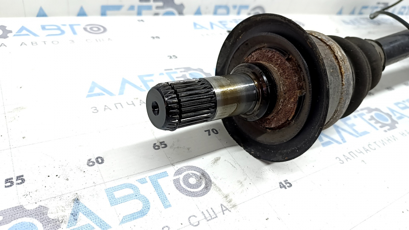 Rear left axle with hub for BMW 3 Series F30 12-18 with cover, RWD, PHEV, with drive, hub and ABS sensor, rusty