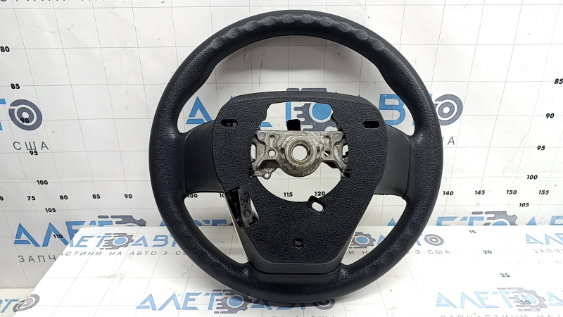 Naked steering wheel for Toyota Prius 50 16-22, black rubber, with buttons, scratches