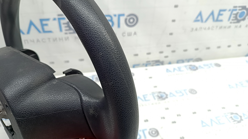 Naked steering wheel for Toyota Prius 50 16-22, black rubber, with buttons, scratches