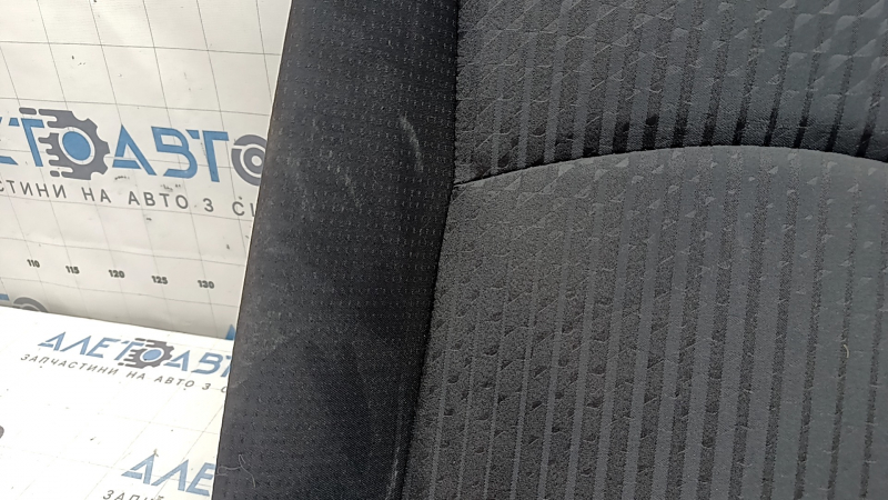 Rear seat backrest, 2nd row, left, Toyota Prius 50 16-18, black fabric, dry cleanable