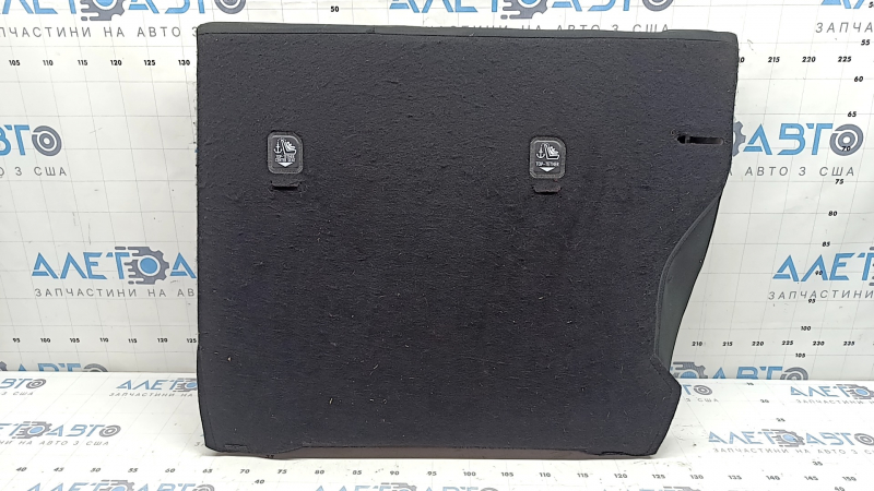 Backrest of the rear row of seats, 2nd row, right, Toyota Prius 50 16-18, black fabric, with a belt, with an armrest, dry-cleanable