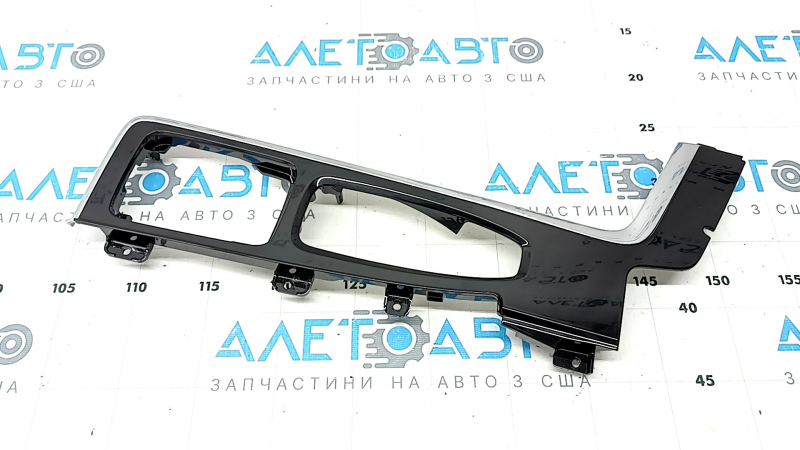 Upper center console trim for Volvo XC90 16-22 T5, T6, glossy black, scratches