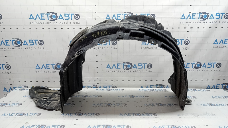 Front left fender liner for Toyota Prius 50 16-18, 2-piece assembly, broken mount