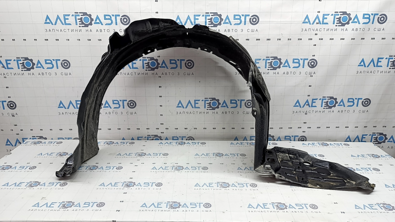 Front left fender liner for Toyota Prius 50 16-18, 2-piece assembly, broken mount