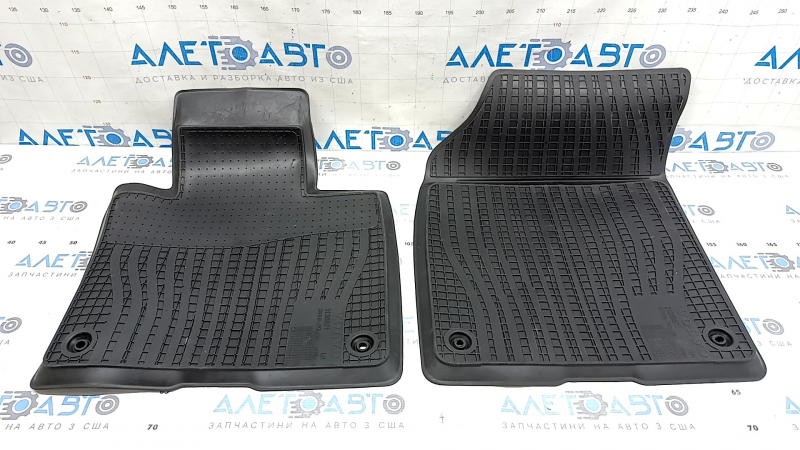Set of interior mats, rubber, Volvo XC90 16-23 for 3rd row, tear, scratches, scuffs