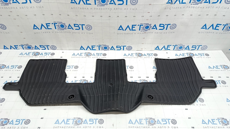Set of interior mats, rubber, Volvo XC90 16-23 for 3rd row, tear, scratches, scuffs