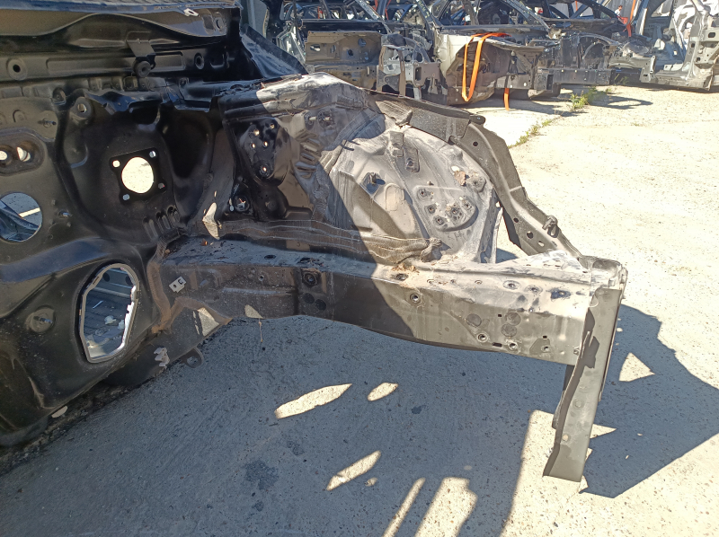 Front left quarter panel for Toyota Prius 50 16-22 on the body, black