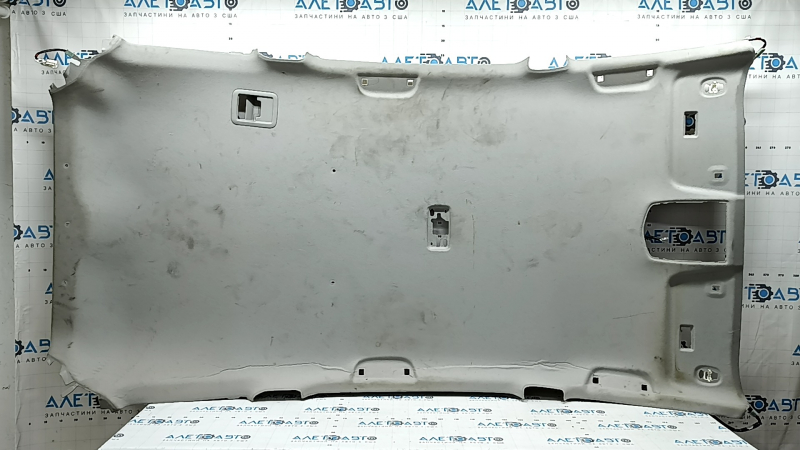 Toyota Prius V 12-16 gray headliner, no sunroof, creases, needs dry cleaning, tears, torn foam