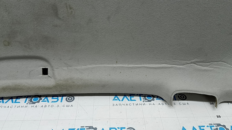 Toyota Prius V 12-16 gray headliner, no sunroof, creases, needs dry cleaning, tears, torn foam