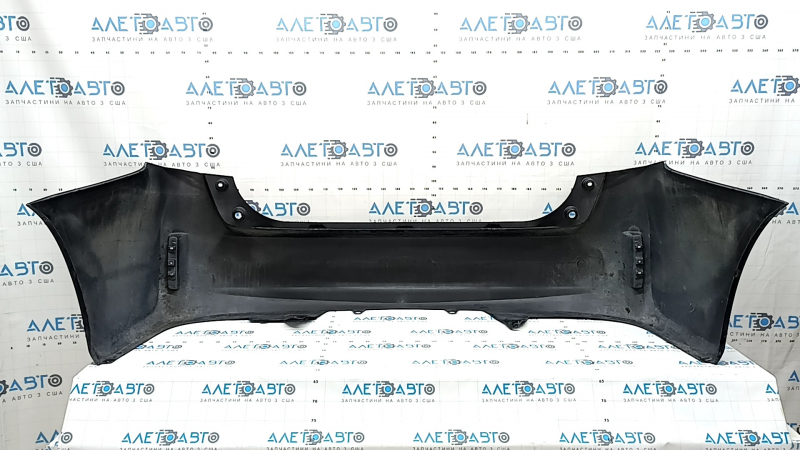 Bare rear bumper for Toyota Prius V 12-17 without lip, black, dents, scratches