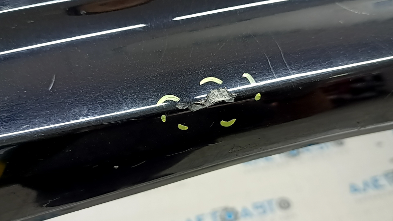 Bare rear bumper for Toyota Prius V 12-17 without lip, black, dents, scratches