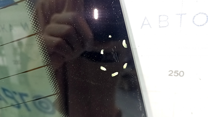 Rear window of the Audi Q3 83A 19-25 trunk lid, tinted, scratched, heated, contact unsoldered