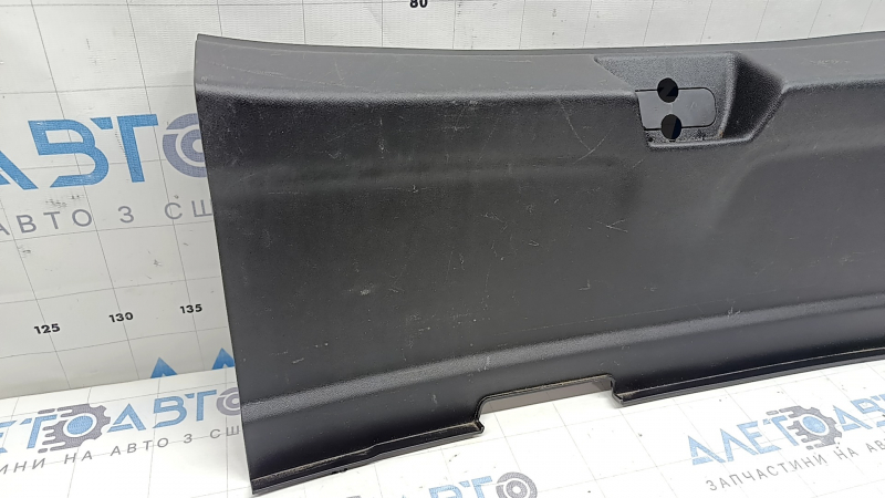Chevrolet Volt 16 trunk opening trim - black, scratches, crack in mount