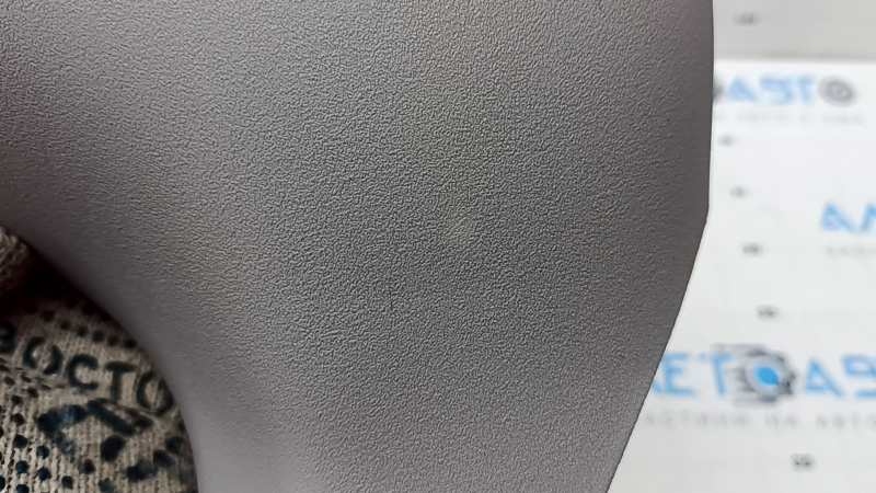 The front lower left pillar trim for a Toyota Prius V 15-17 is gray, the plastic has turned white.