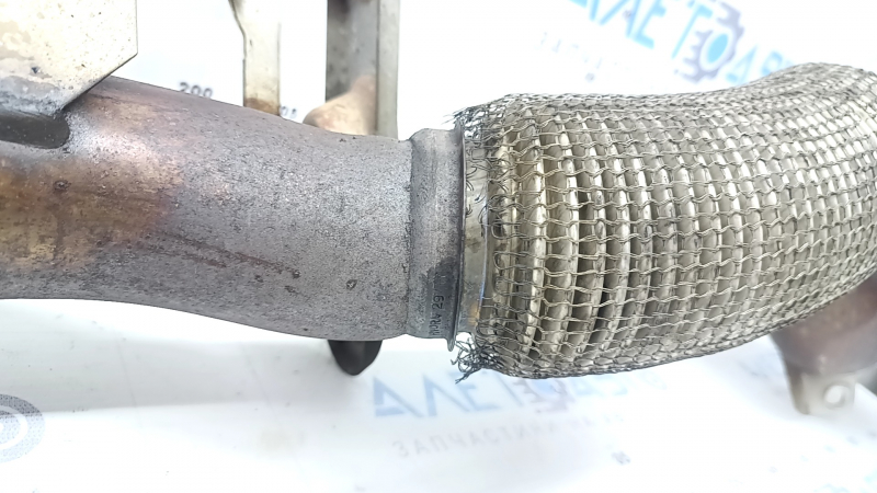 VW Tiguan 18-24 AWD exhaust pipe with catalytic converter, with bracket, torn mesh