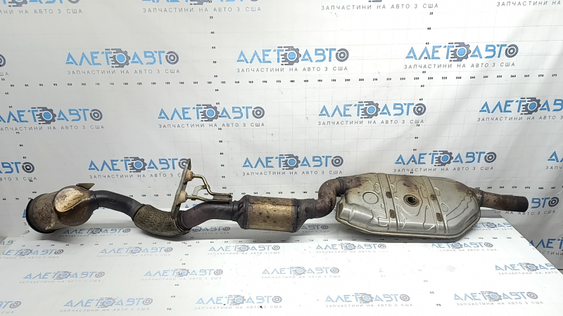 VW Tiguan 18-24 AWD exhaust pipe with catalytic converter, with bracket, torn mesh
