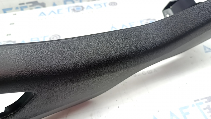 Driver's seat control trim for a Porsche Macan 15-18, black, scratched
