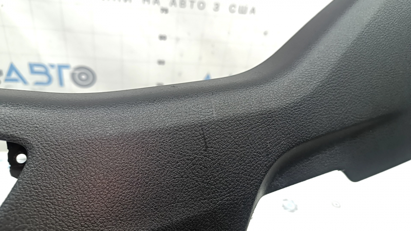 Driver's seat control trim for a Porsche Macan 15-18, black, scratched
