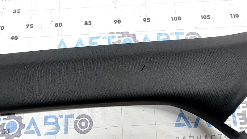 Left front pillar trim for Porsche Macan 15-21, black fabric, scratches