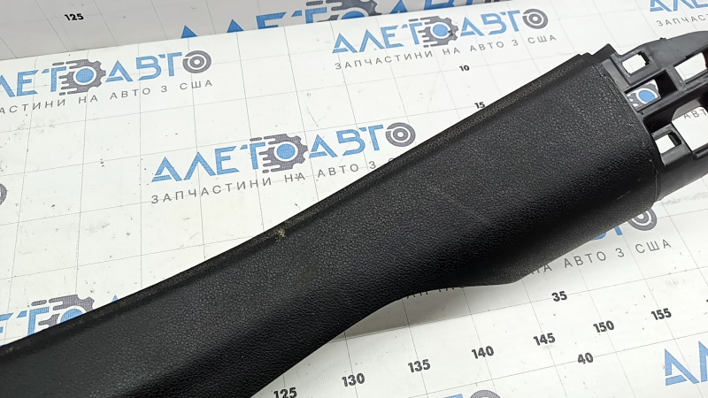 Rear left door sill trim for Porsche Macan 15-26, black, airbag-ready, worn