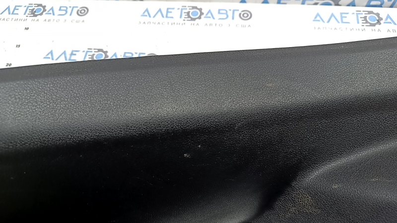 Rear left door sill trim for Porsche Macan 15-26, black, airbag-ready, worn