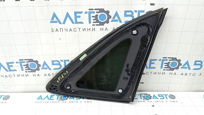 Rear left window, fixed glass, Ford Escape MK4 20-26, tinted, matte black, scratches