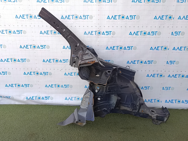 Front left quarter panel for VW Tiguan 09-18, graphite LD7P, sawn off, without threshold