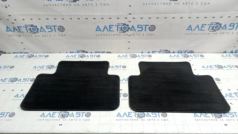Set of fabric floor mats for the Porsche Macan 15-23, black