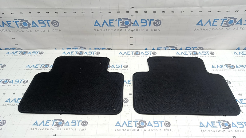 Set of fabric floor mats for the Porsche Macan 15-23, black