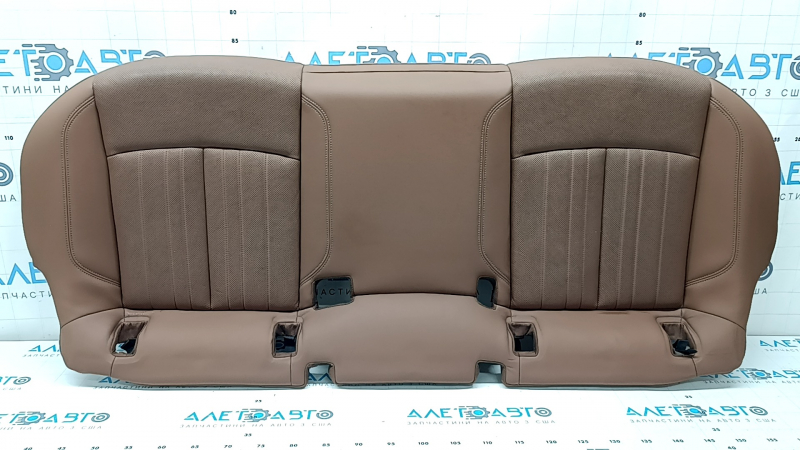 Rear seat cushion, 2nd row, Audi A6 C8 19-20, light brown leather, heated, scratches, dented