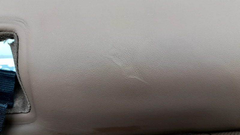 Rear seat cushion, 2nd row, Audi A6 C8 19-20, light brown leather, heated, scratches, dented