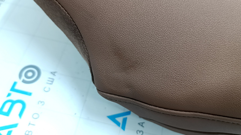 Rear seat cushion, 2nd row, Audi A6 C8 19-20, light brown leather, heated, scratches, dented