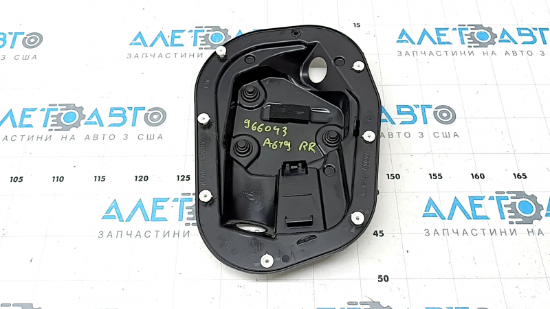 The inner rear right door panel of an Audi A6 C8 19-25 under the door closer, the fasteners are broken