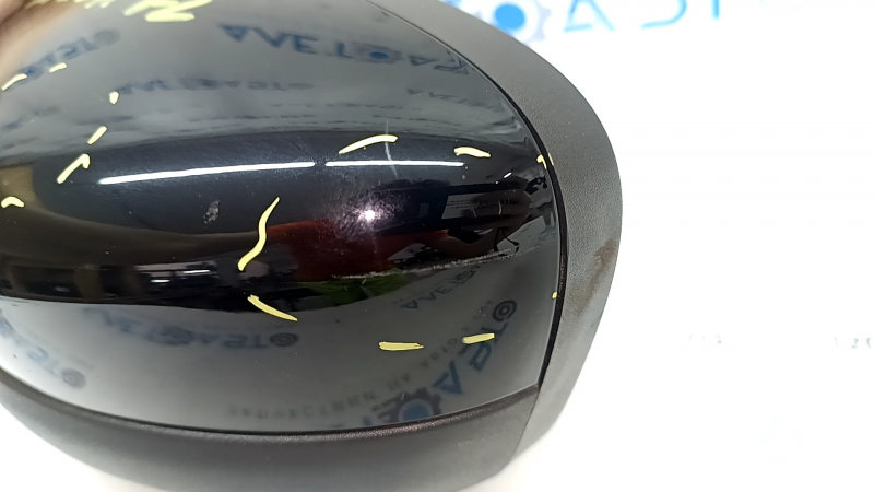 Left side mirror assembly for Ford Escape MK4 20-26, 7 pins, heated, BSM, black, without mirror element, scratches