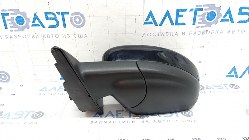 Left side mirror assembly for Ford Escape MK4 20-26, 7 pins, heated, BSM, black, without mirror element, scratches