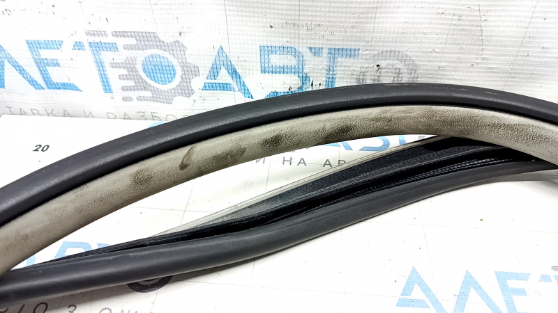 Rear right door seal for Toyota Prius V 12-17, gray, dry-cleanable