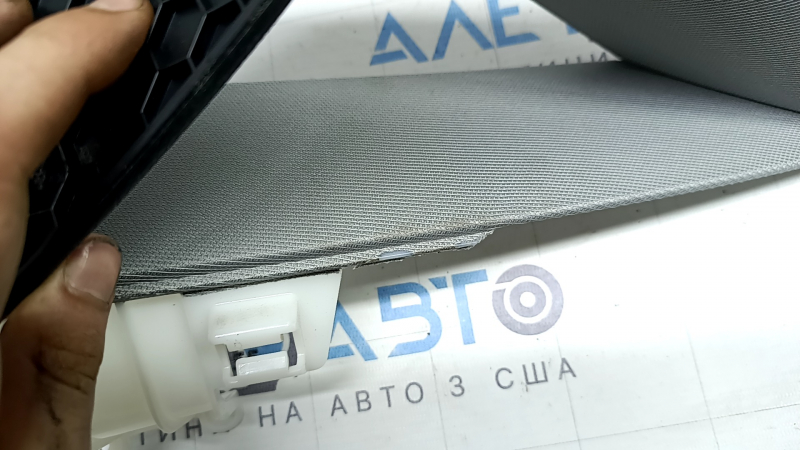 Right rear window trim panel for Audi A4 B9 17-17, gray, dry-cleanable, scratches