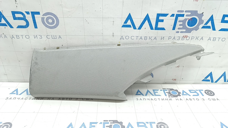 Right rear pillar trim behind the window, Audi A6 C8 19-23, gray, under the curtain, for dry cleaning
