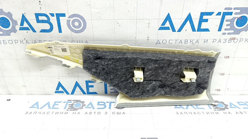 Right rear pillar trim behind the window, Audi A6 C8 19-23, gray, under the curtain, for dry cleaning