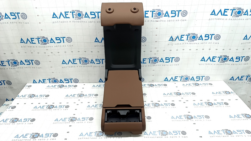 Rear seat backrest, 2nd row, center, Audi A6 C8 19-25, light brown leather