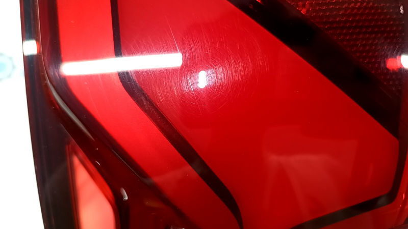 Audi A6 C8 19-24 right outer fender light, animated, with chrome molding, worn, bumper