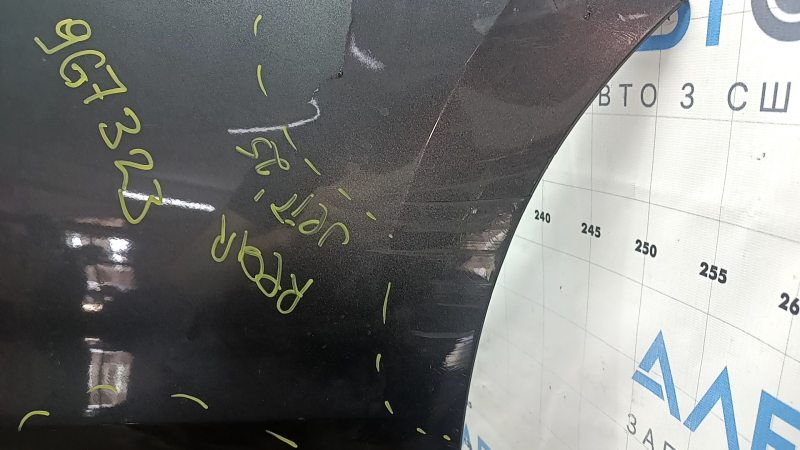 Bare rear bumper VW Jetta 22-26 graphite, scratches, cracked fasteners, broken fasteners, cracked