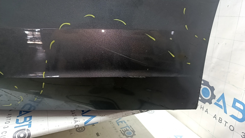 Bare rear bumper VW Jetta 22-26 graphite, scratches, cracked fasteners, broken fasteners, cracked