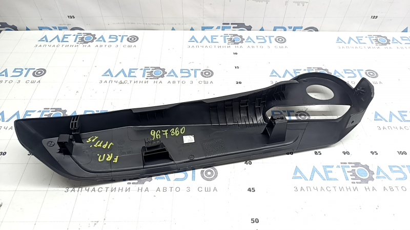 Right side passenger seat trim for VW Jetta 19-25, black, for manual control, worn